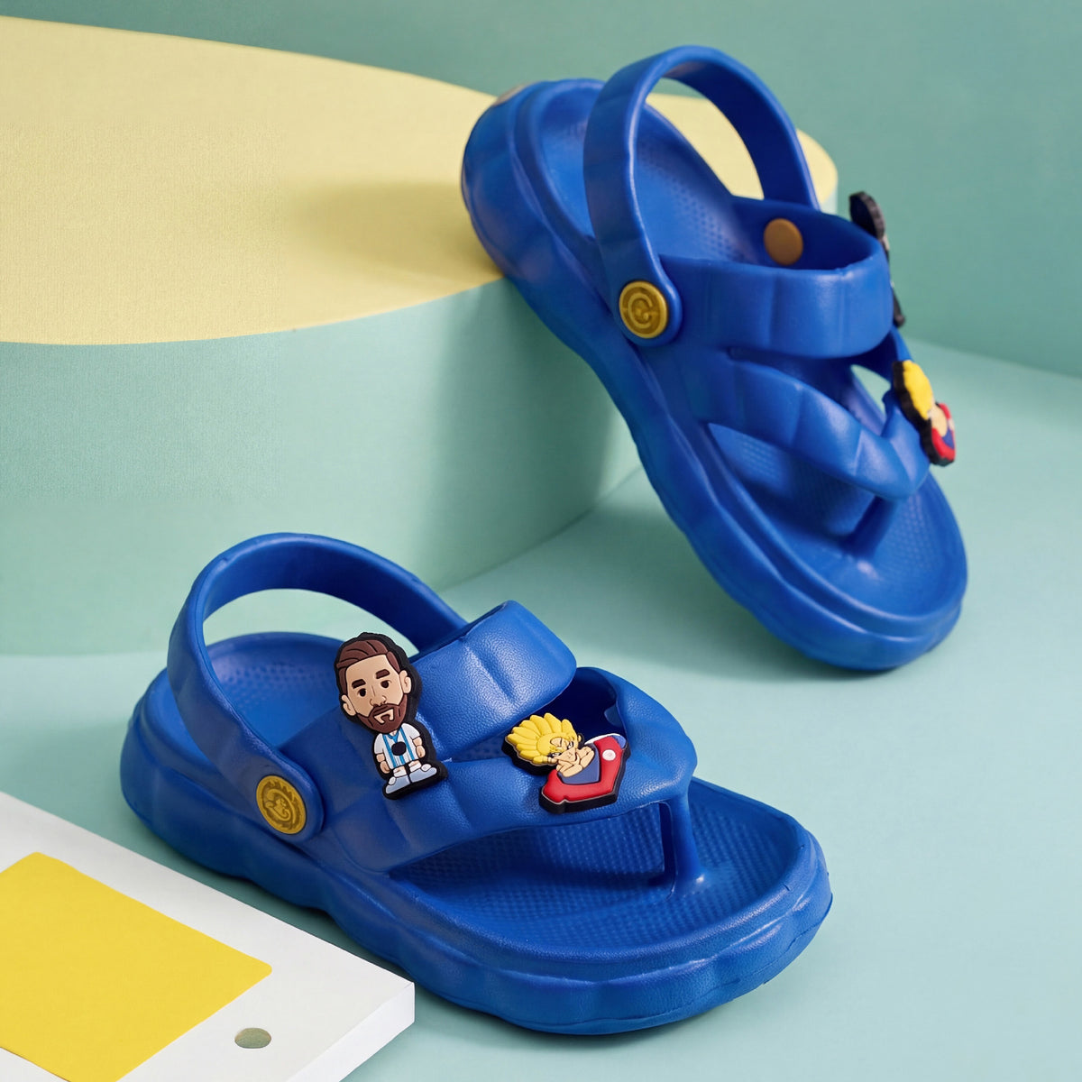 Royal Blue Boys Kids' Flip-Flop Sandals