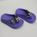 Kuromi & Owl Kids' Flip-Flop Slippers | Dark Purple