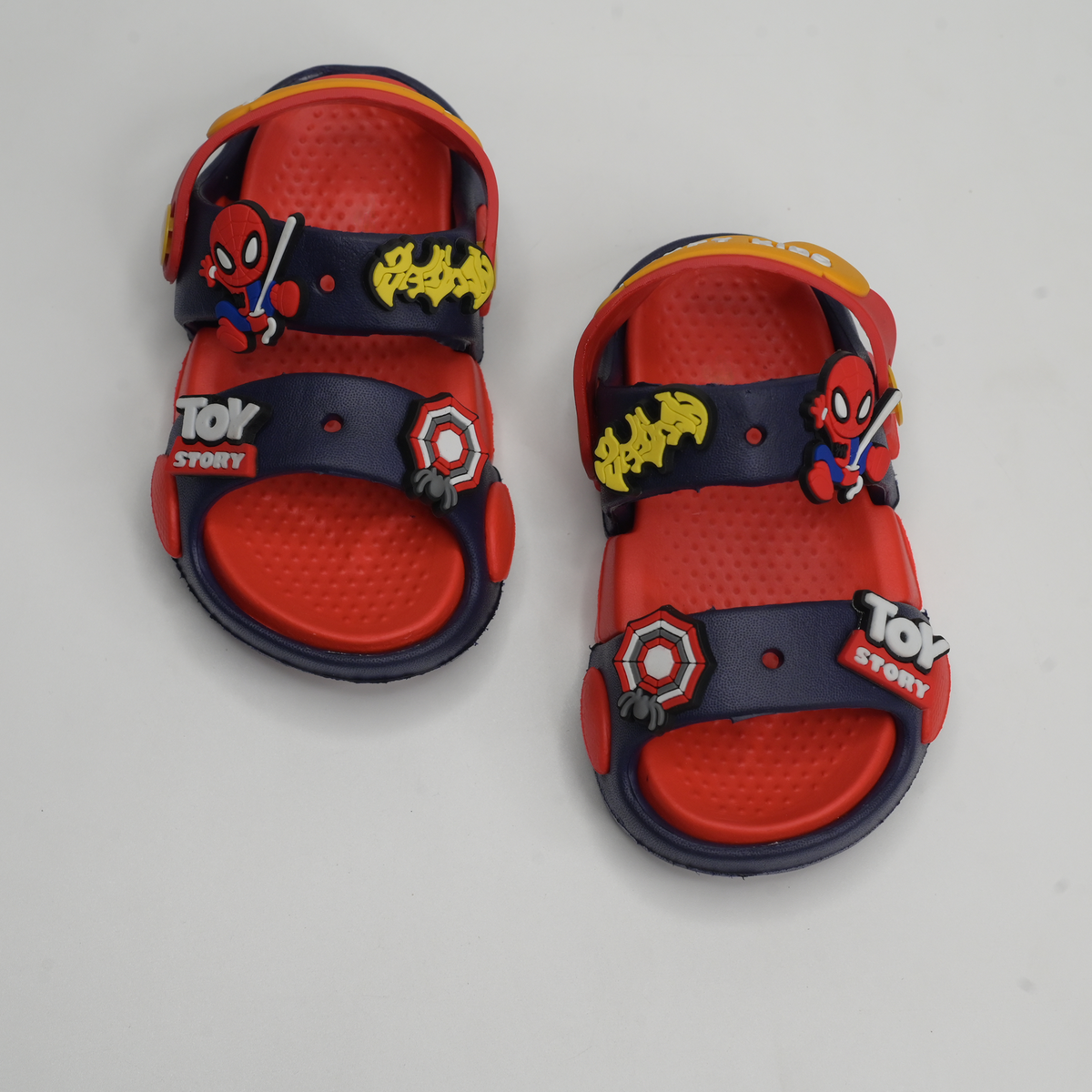 Superhero & Toy Story Kids' Slide Sandals | Navy Blue & Red