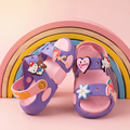 Hello Kitty & Flamingo Kids' Slide Sandals | Purple & Pink