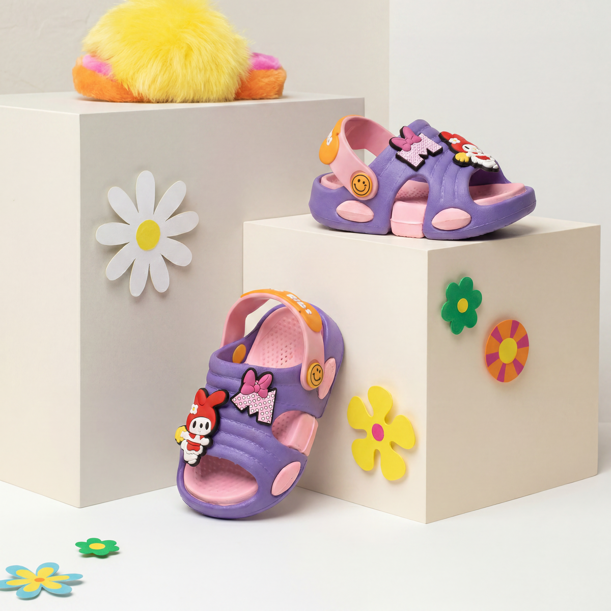 My Melody Kids' Slide Sandals | Light Purple & Pink
