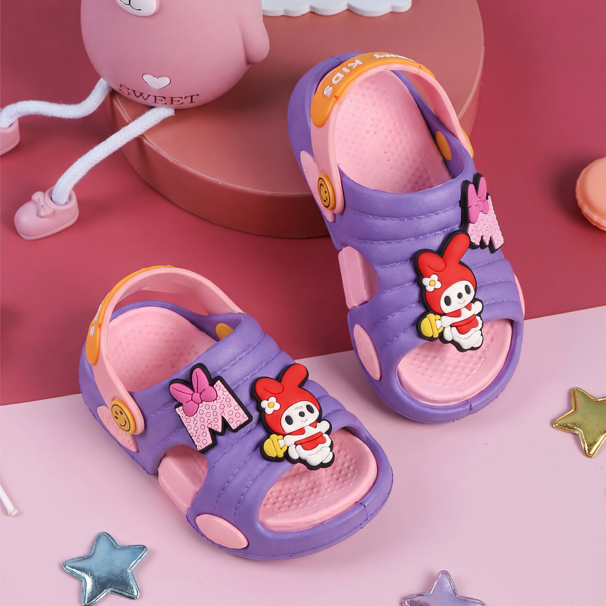 My Melody Kids' Slide Sandals | Light Purple & Pink