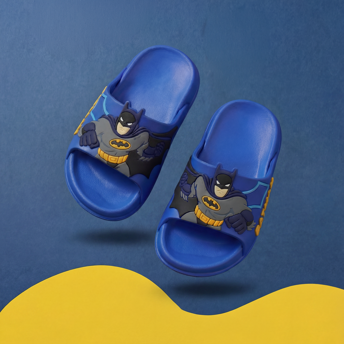 Superhero Kids' Slide Slippers | Royal Blue