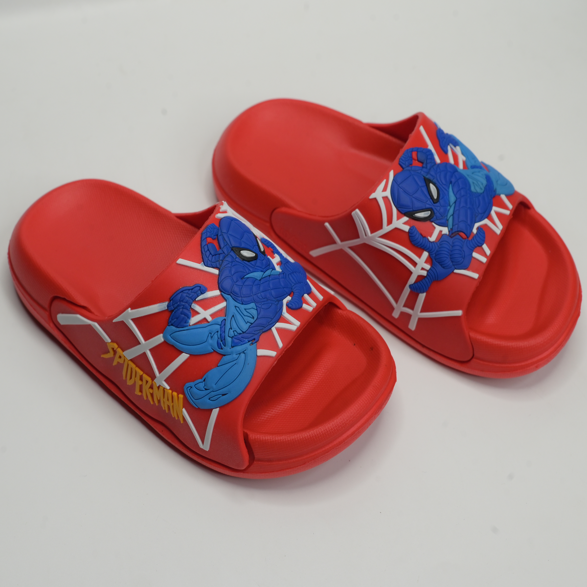 Superhero Kids' Slide Slippers | Crimson Red