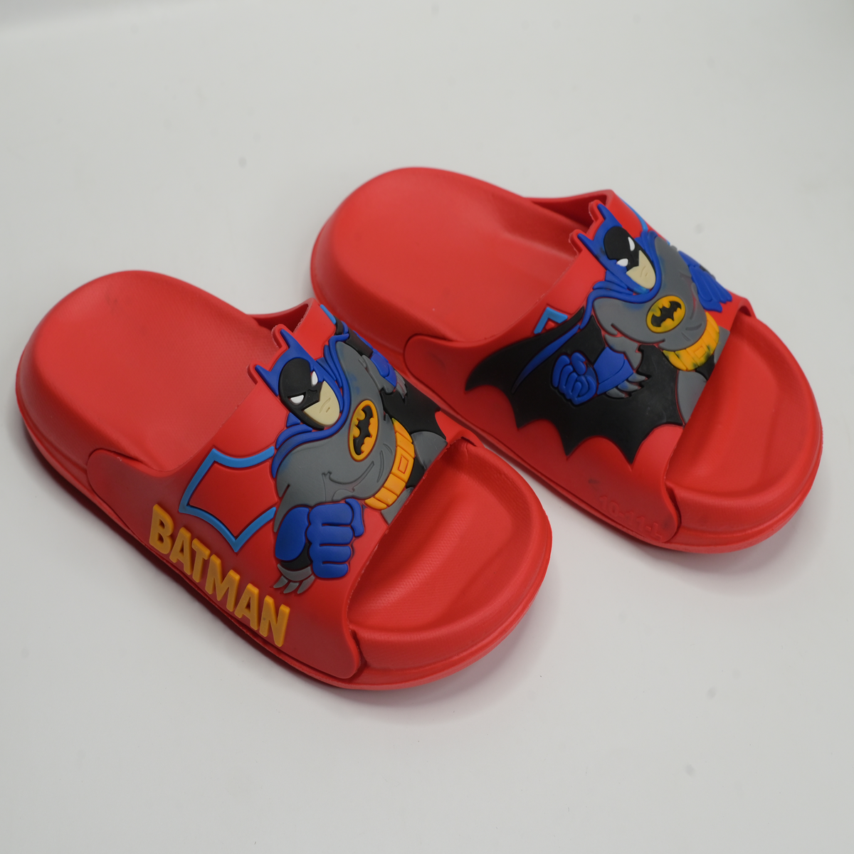 Superhero Kids' Slide Slippers | Crimson Red