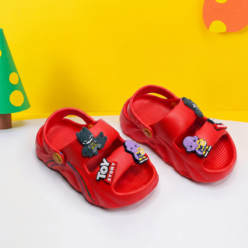Batman & Thanos Kids' Slide Sandals | Cherry Red